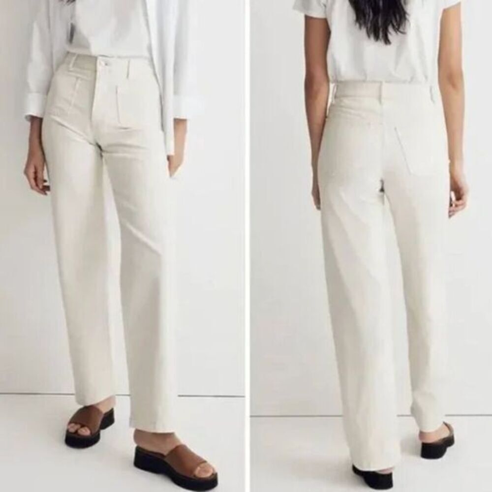 NEW Madewell The Perfect Vintage Wide-Leg Jean‎ Vintage Canvas, 31